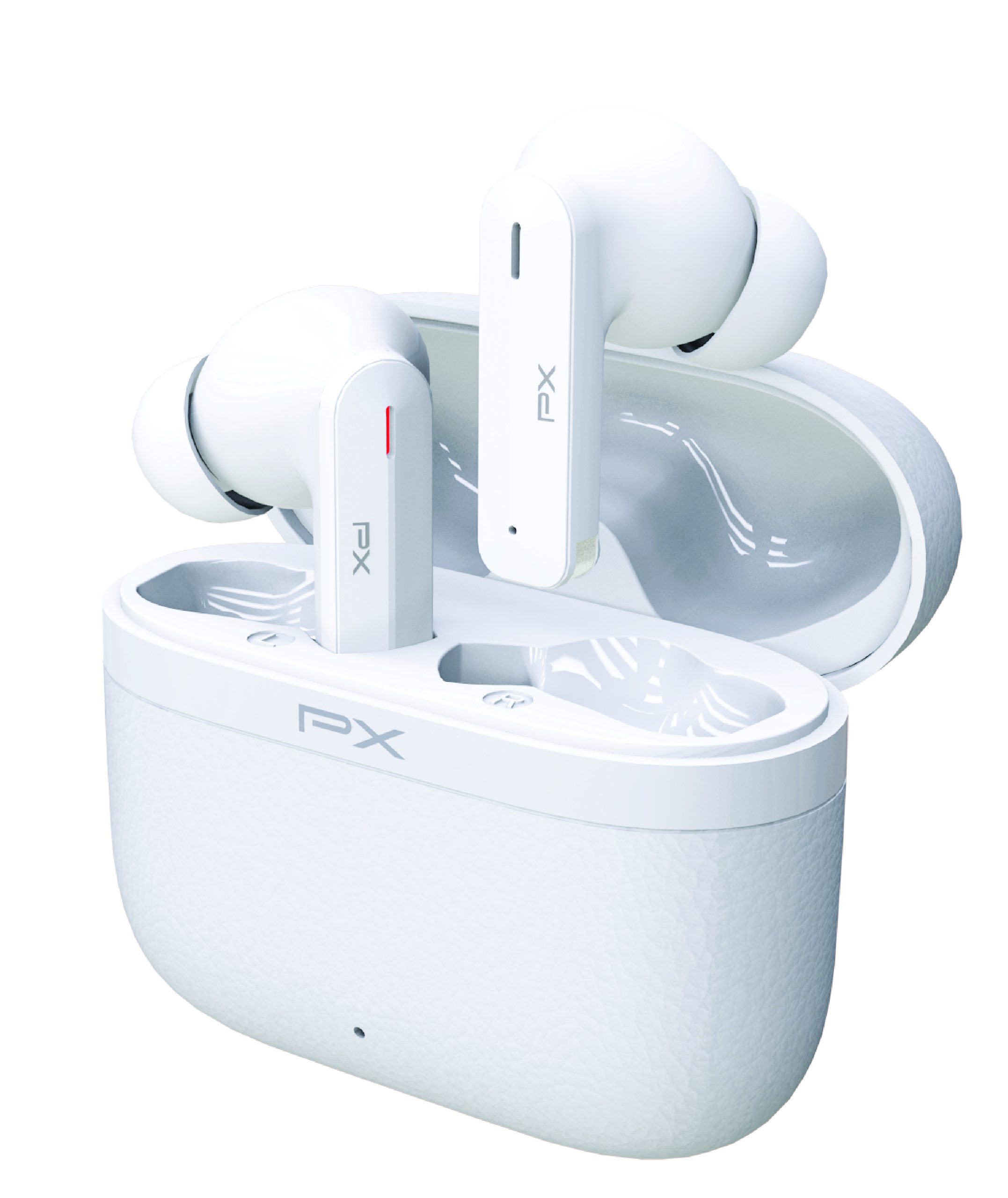 white earphone